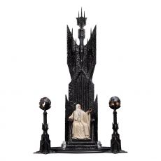 The Lord of the Rings Soška 1/6 Saruman the White on Throne 110 cm Weta Workshop