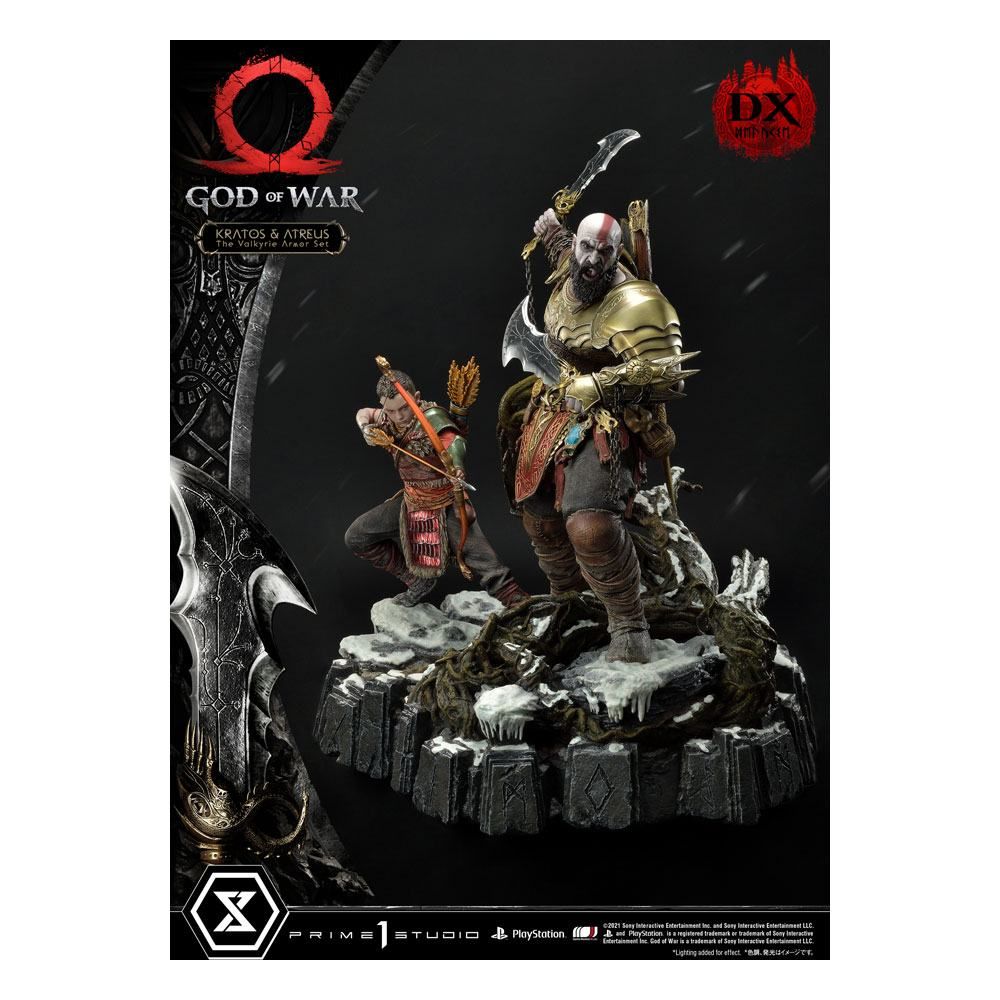 God of War Premium Masterline Series Soška Kratos and Atreus in the Valkyrie (Deluxe Version) 72 cm Prime 1 Studio