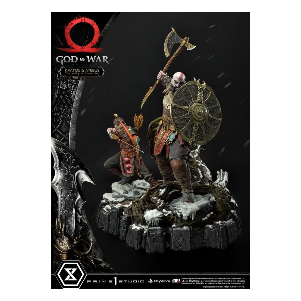 God of War Premium Masterline Series Soška Kratos and Atreus in the Valkyrie 72 cm Prime 1 Studio