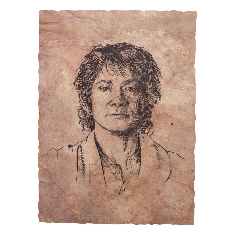 The Hobbit Art Print Portrait of Bilbo Baggins 21 x 28 cm Weta Workshop