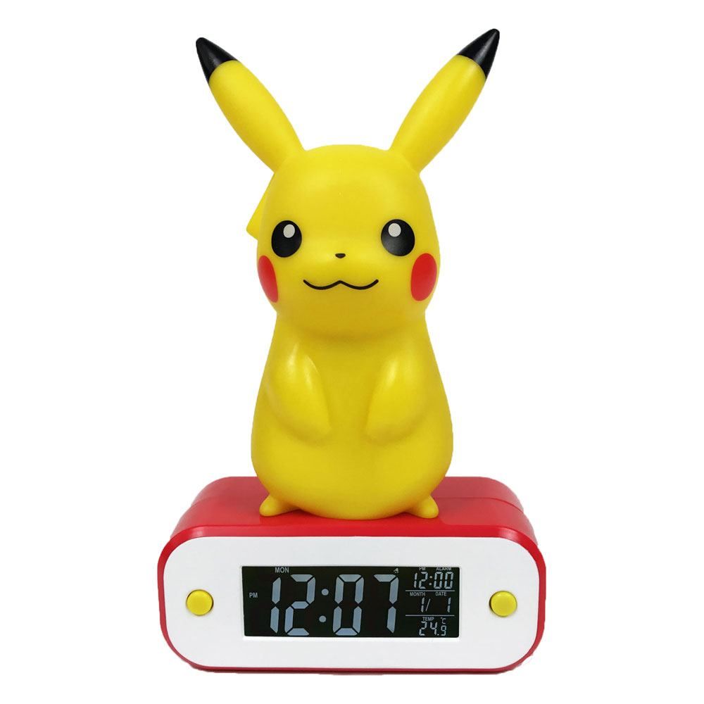 Pokémon Alarm Hodiny with Light Pikachu 22 cm Teknofun