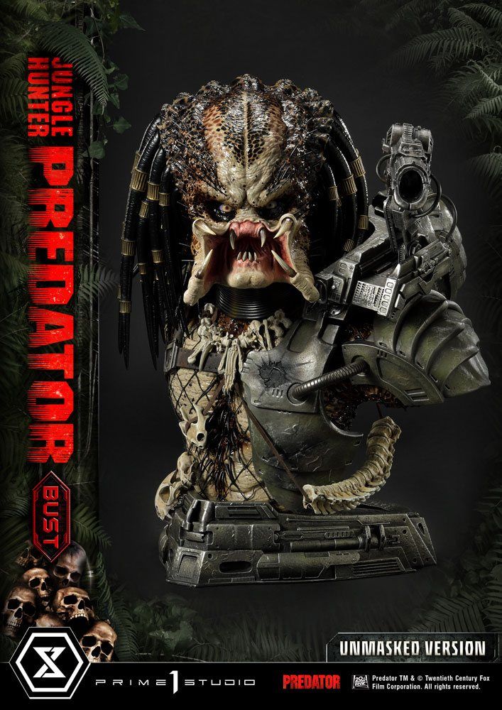 Predator Bysta 1/3 Jungle Hunter Predator Unmasked Verze 37 cm Prime 1 Studio