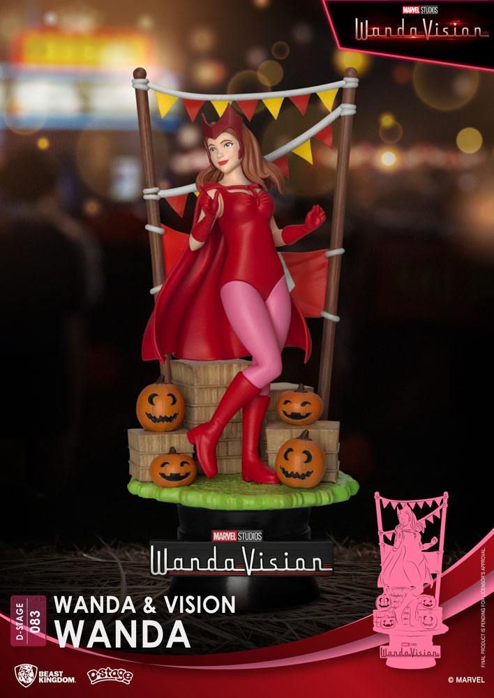 WandaVision D-Stage PVC Diorama Wanda Closed Box Verze 16 cm Beast Kingdom Toys