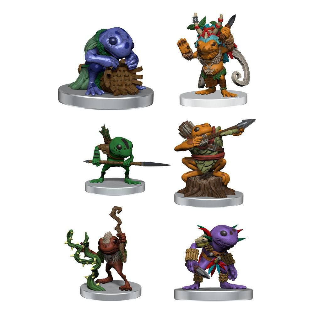 D&D Icons of the Realms pre-painted Miniatures Grung Warband Wizkids