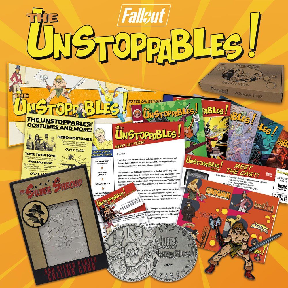 Fallout Collector Dárkový Box The Unstoppables Fan Club Limited Edition FaNaTtik
