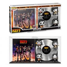 KISS POP! Albums vinylová Figure 4-Pack Destroyer GITD 9 cm