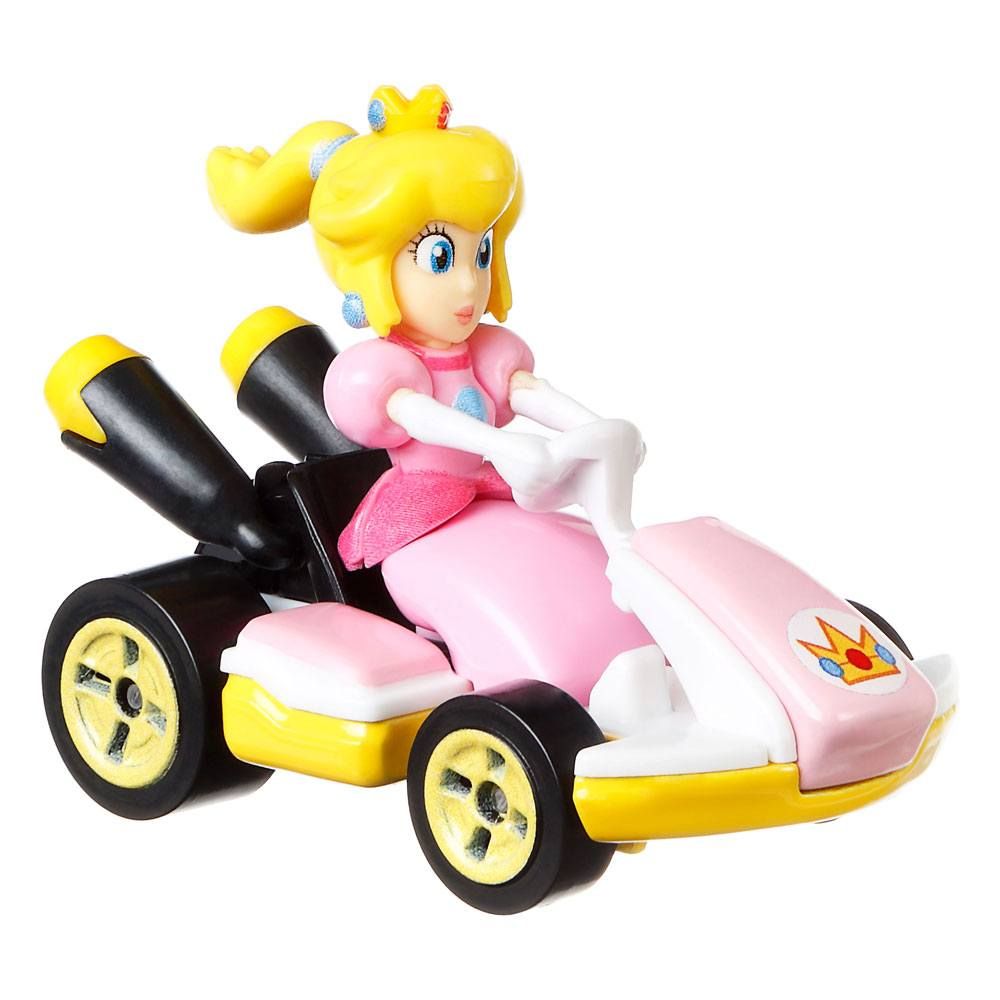 Mario Kart Hot Wheels Kov. Vehicle 1/64 Princess Peach (Standard Kart) 8 cm Mattel Hot Wheels