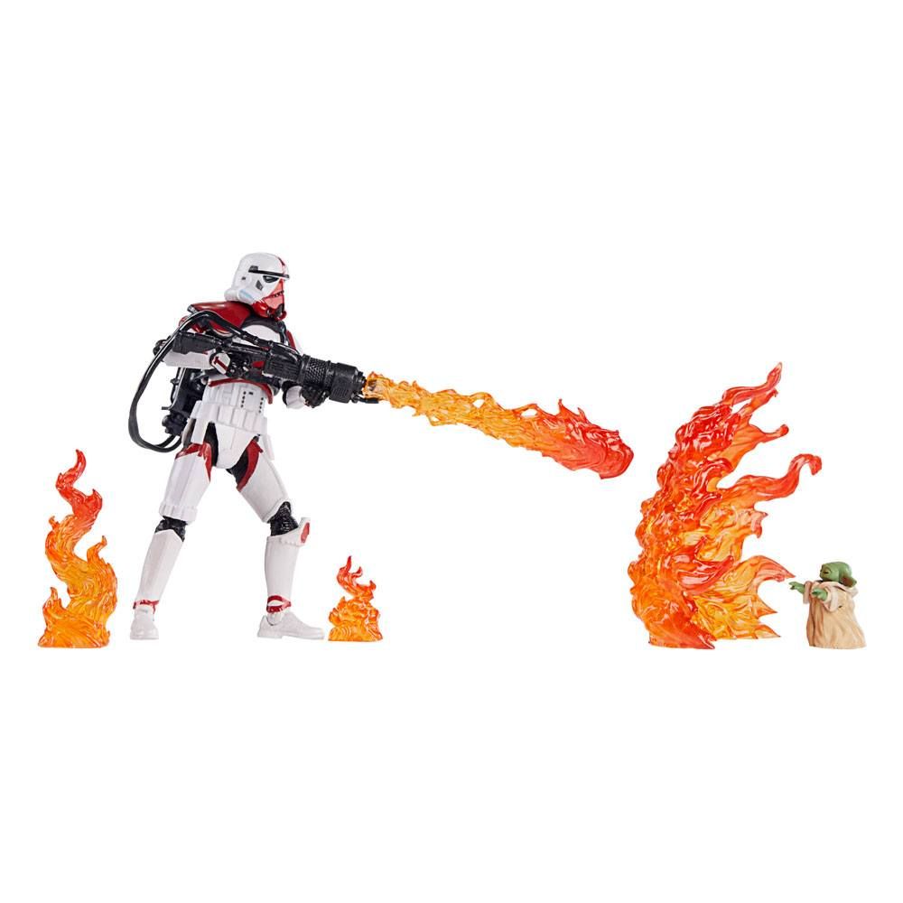 Star Wars: The Mandalorian Vintage Kolekce Akční Figure 2022 Incinerator Trooper & Grogu 10 cm Hasbro