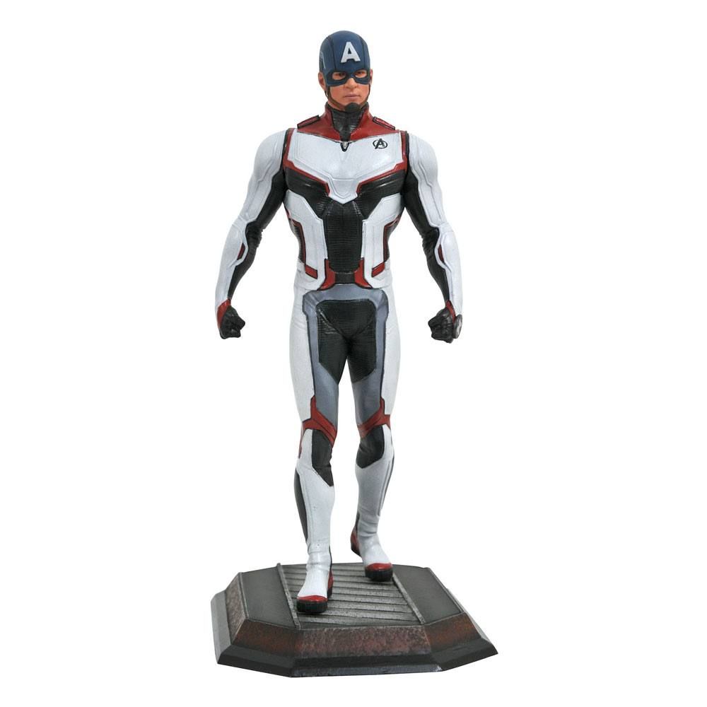Avengers Endgame Marvel Movie Gallery PVC Soška Captain America (Team Suit) 23 cm Diamond Select