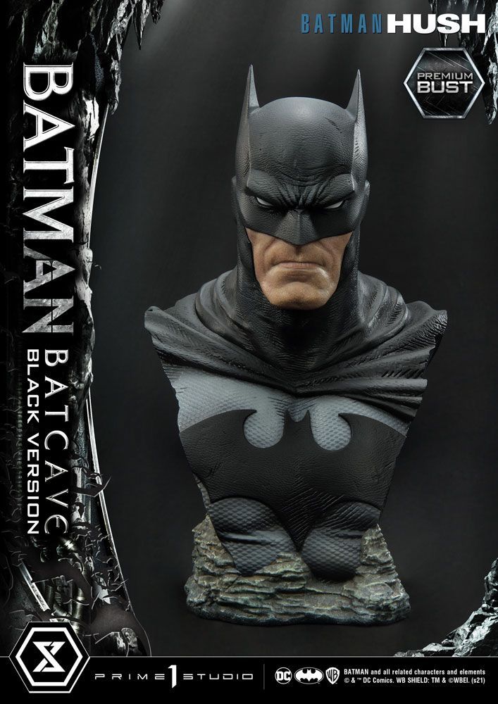 Batman Hush Bysta 1/3 Batman Batcave Black Verze 20 cm Prime 1 Studio