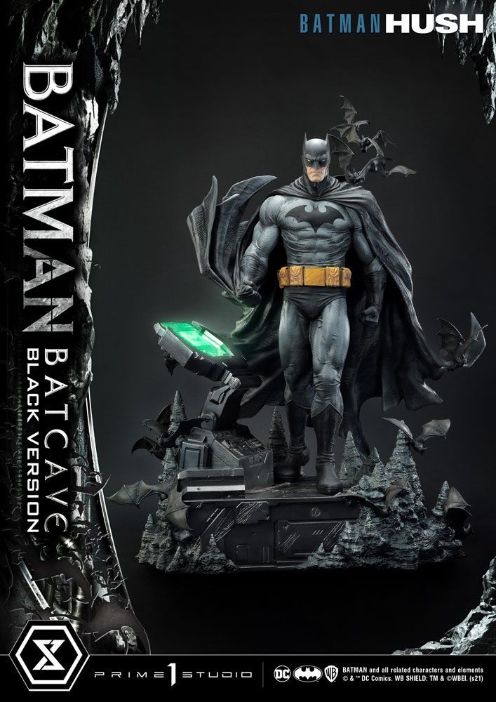 Batman Hush Soška 1/3 Batman Batcave Black Verze 88 cm Prime 1 Studio
