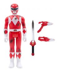 Mighty Morphin Power Rangers ReAction Akční Figure Red Ranger (Battle Damaged) 10 cm