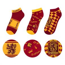 Harry Potter Ankle Ponožky 3-Pack Nebelvír