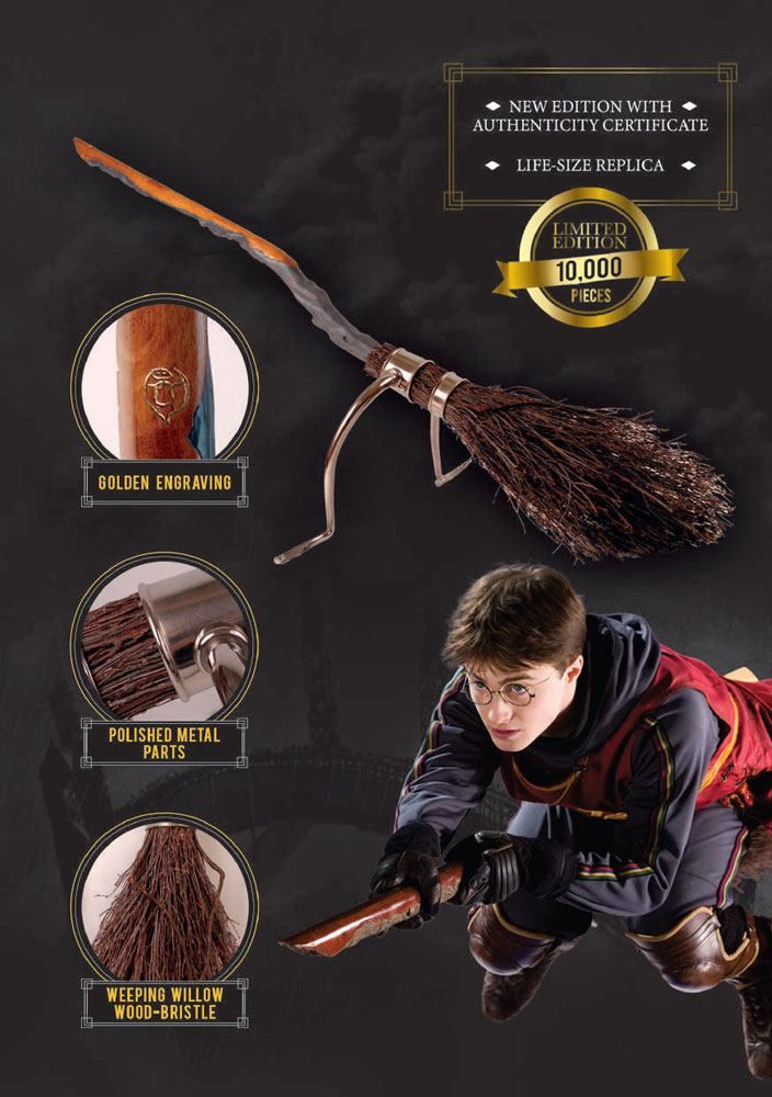 Harry Potter Replika 1/1 Firebolt Broom 2022 Edition Cinereplicas