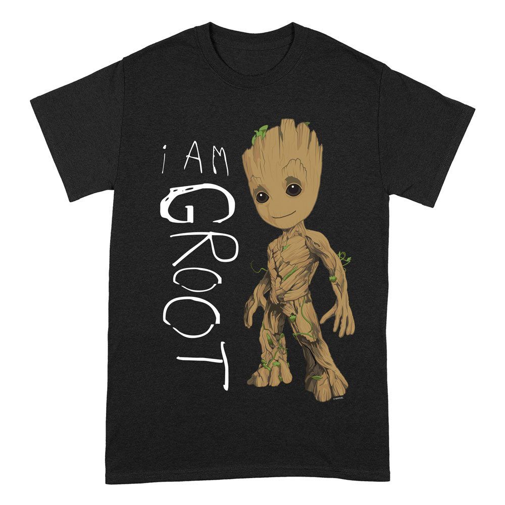 Marvel Tričko Guardians of the Galaxy - I Am Groot Scribbles Velikost M PCMerch