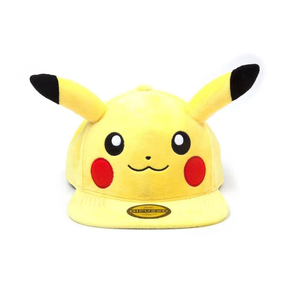 Pokémon Plyšák Snapback Kšiltovka Embarrassed Pikachu Difuzed