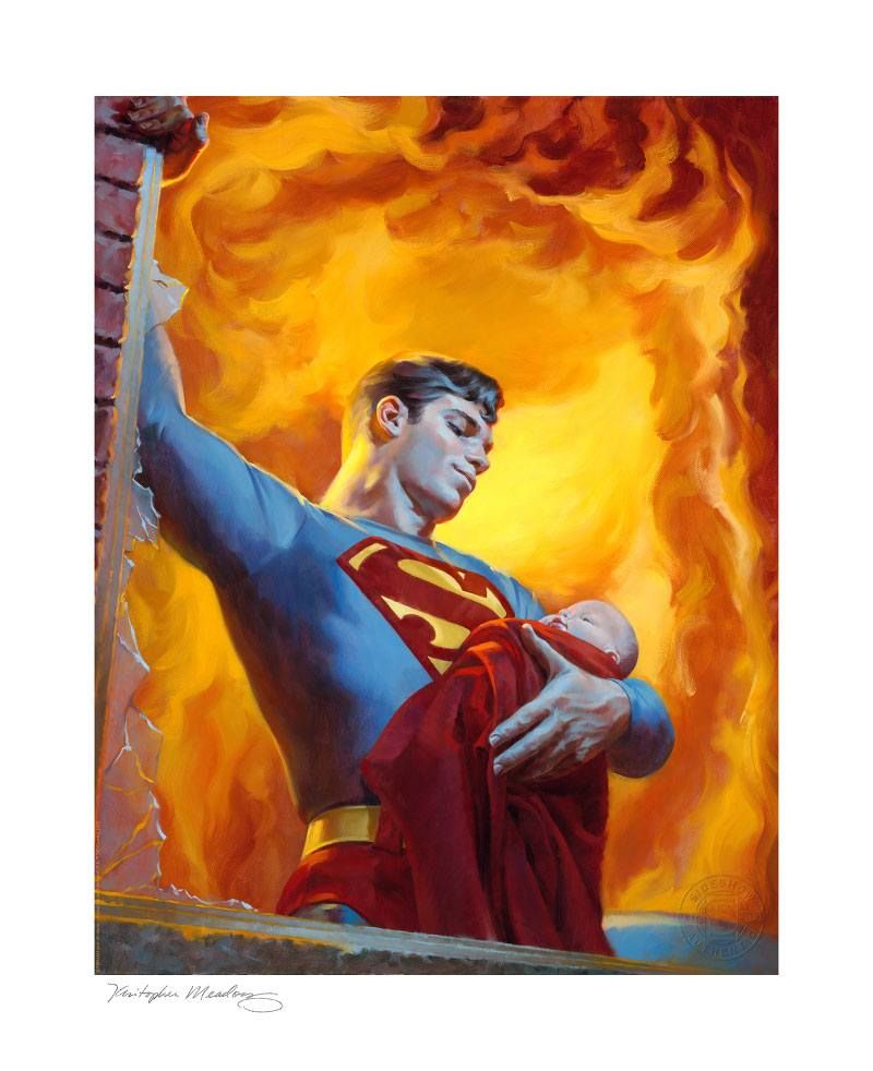 DC Comics Art Print Saving Grace: A Hero's Rescue 46 x 56 cm - unframed Sideshow Collectibles