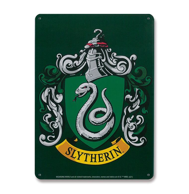Harry Potter Tin Sign Zmijozel 15 x 21 cm Logoshirt