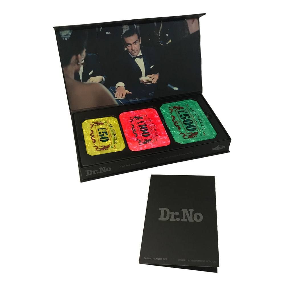 James Bond Replika 1/1 Dr. No Casino Plaques Limited Edition Factory Entertainment