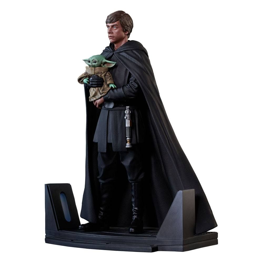 Star Wars: The Mandalorian Premier Kolekce 1/7 Luke Skywalker & Grogu 25 cm Gentle Giant