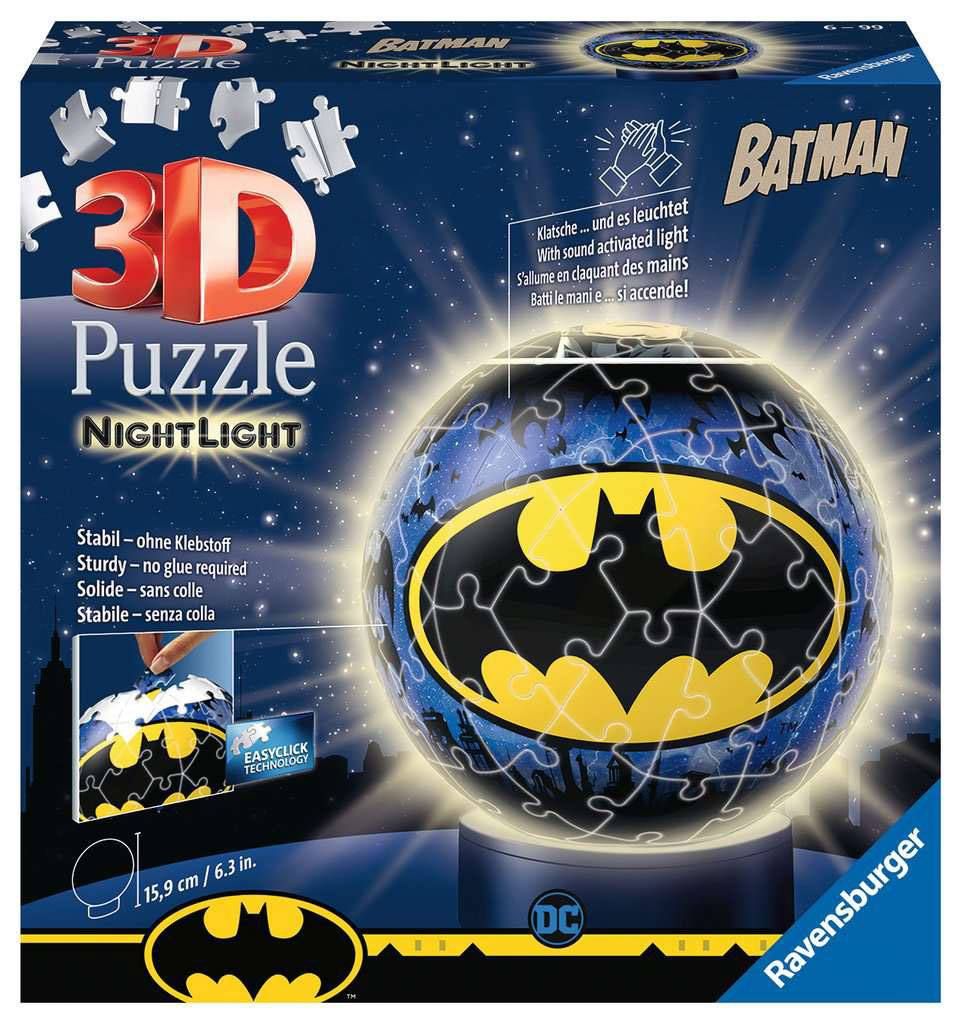 3D Puzzle Noční světlo Puzzle Ball Batman Ravensburger