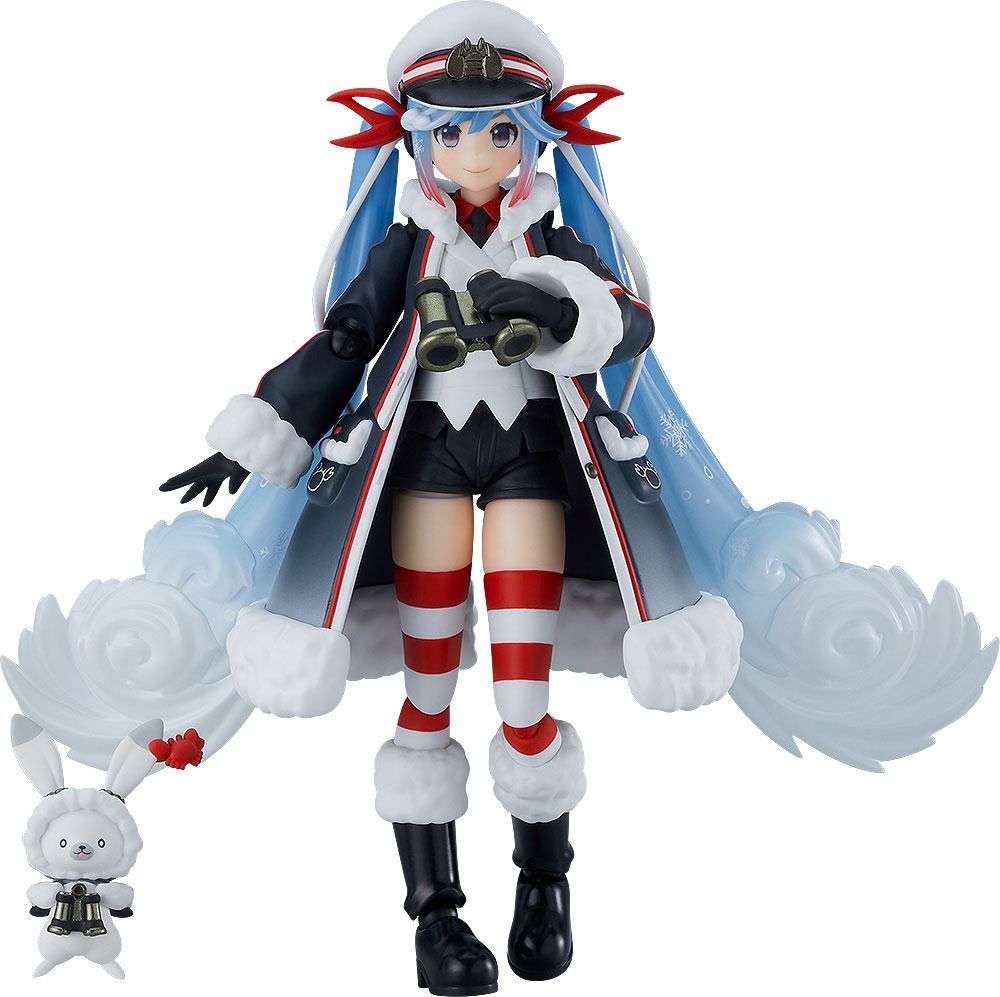 Character Vocal Series 01: Hatsune Miku Figma Akční Figure Snow Miku: Grand Voyage Ver. 13 cm Max Factory