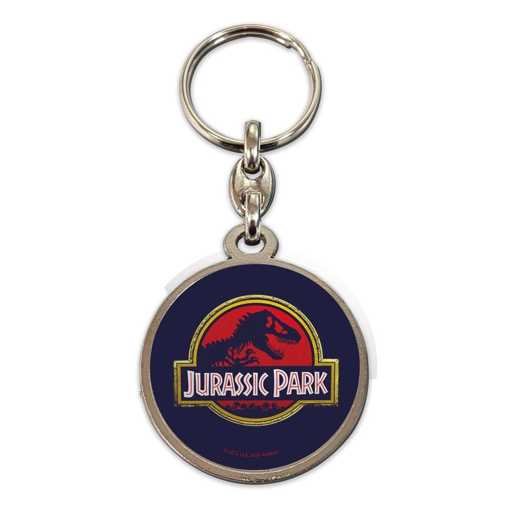 Jurassic Park Metal Keychain Movie Logo 7 cm SD Toys