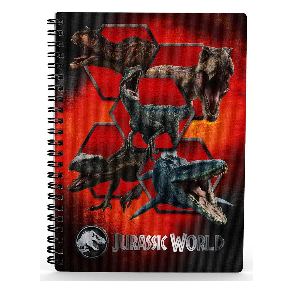 Jurassic World Poznámkový Blok with 3D-Effect Carnivorous SD Toys