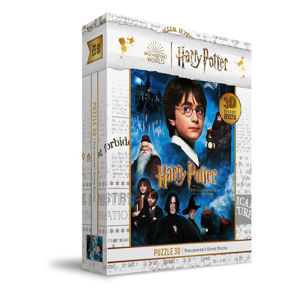 Harry Potter Jigsaw Puzzle with 3D-Effect Philosopher's Stone Plakát (100 pieces) SD Toys