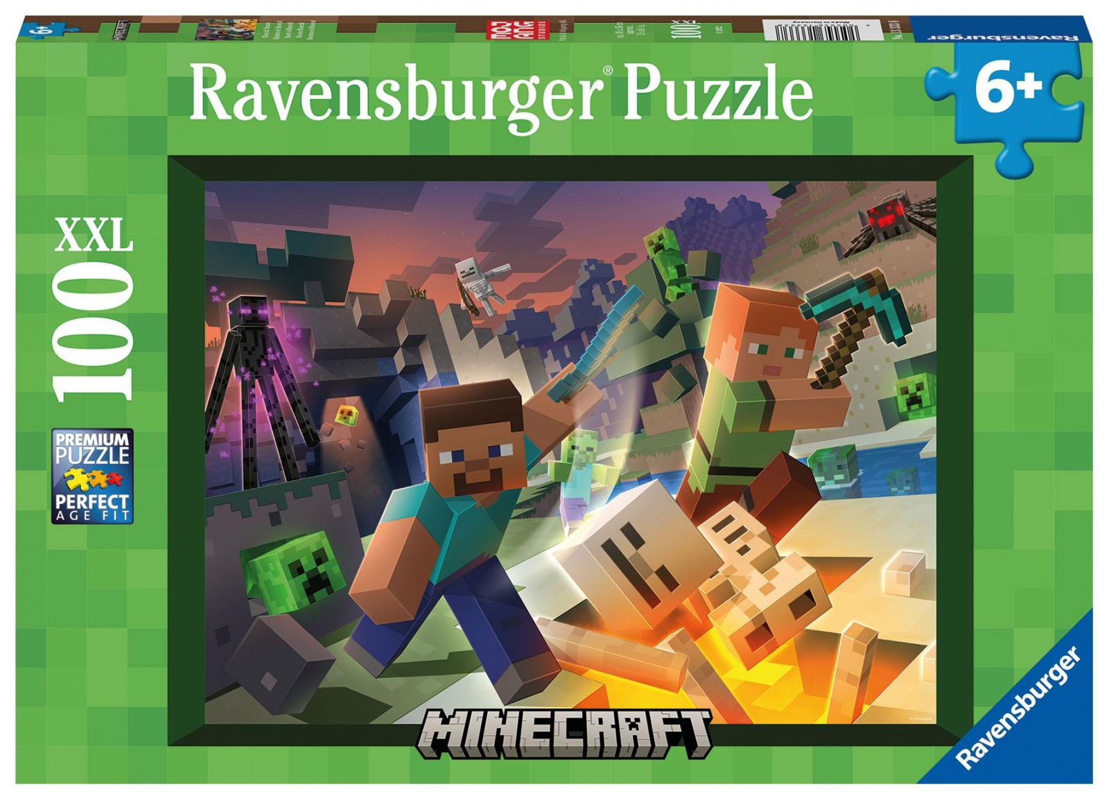 Minecraft Jigsaw Monster Minecraft (100 pieces) Ravensburger