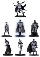 Batman Black & White PVC Minifigure 7-Pack Box Set #2 10 cm