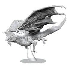 D&D Nolzur's Marvelous Miniatures Unpainted Miniature Adult Silver Dragon
