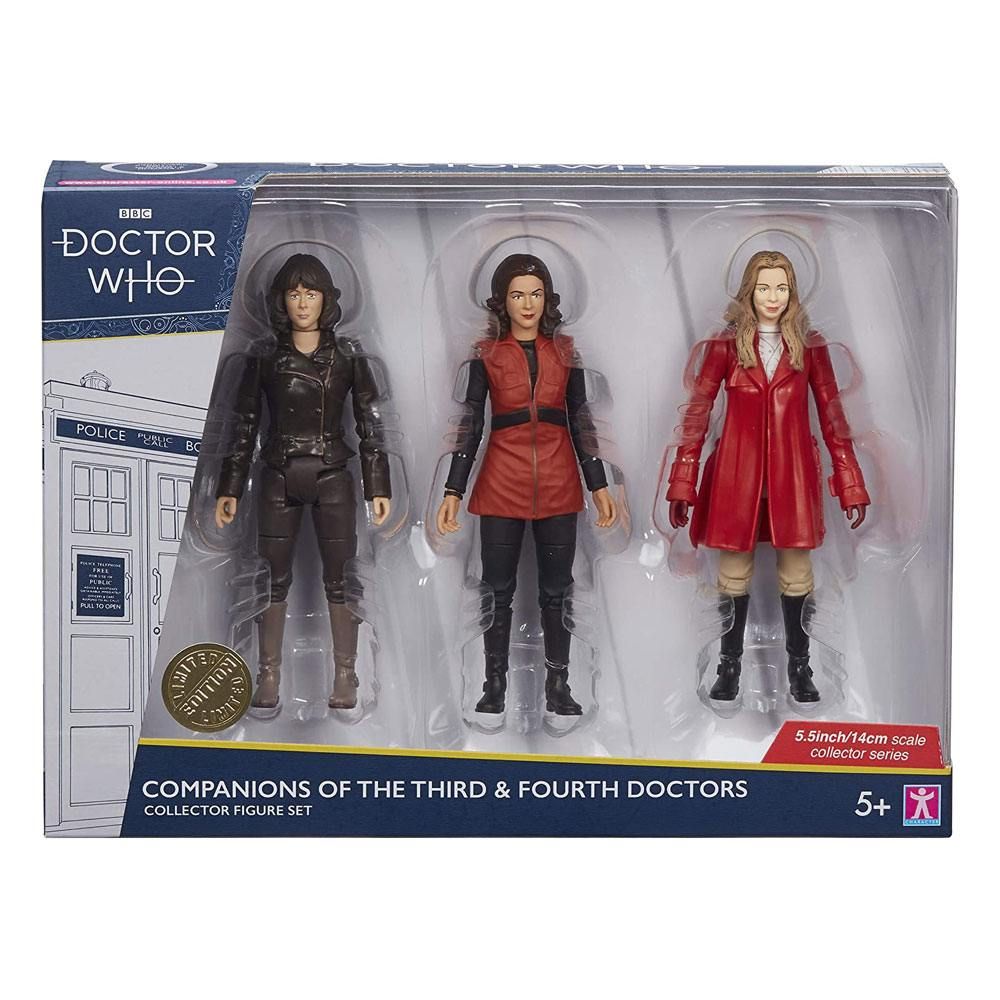 Doctor Who Akční Figures 3-Pack Companions of the Third & Fourth Doctors 14 cm Character