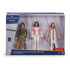 Doctor Who Akční Figures 3-Pack Companions of the Fourth Doctors 14 cm
