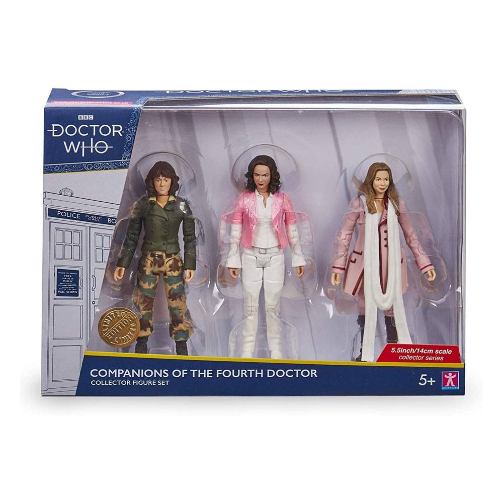 Doctor Who Akční Figures 3-Pack Companions of the Fourth Doctors 14 cm Character
