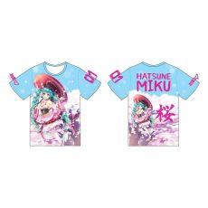 Hatsune Miku Tričko Hanami Velikost XL