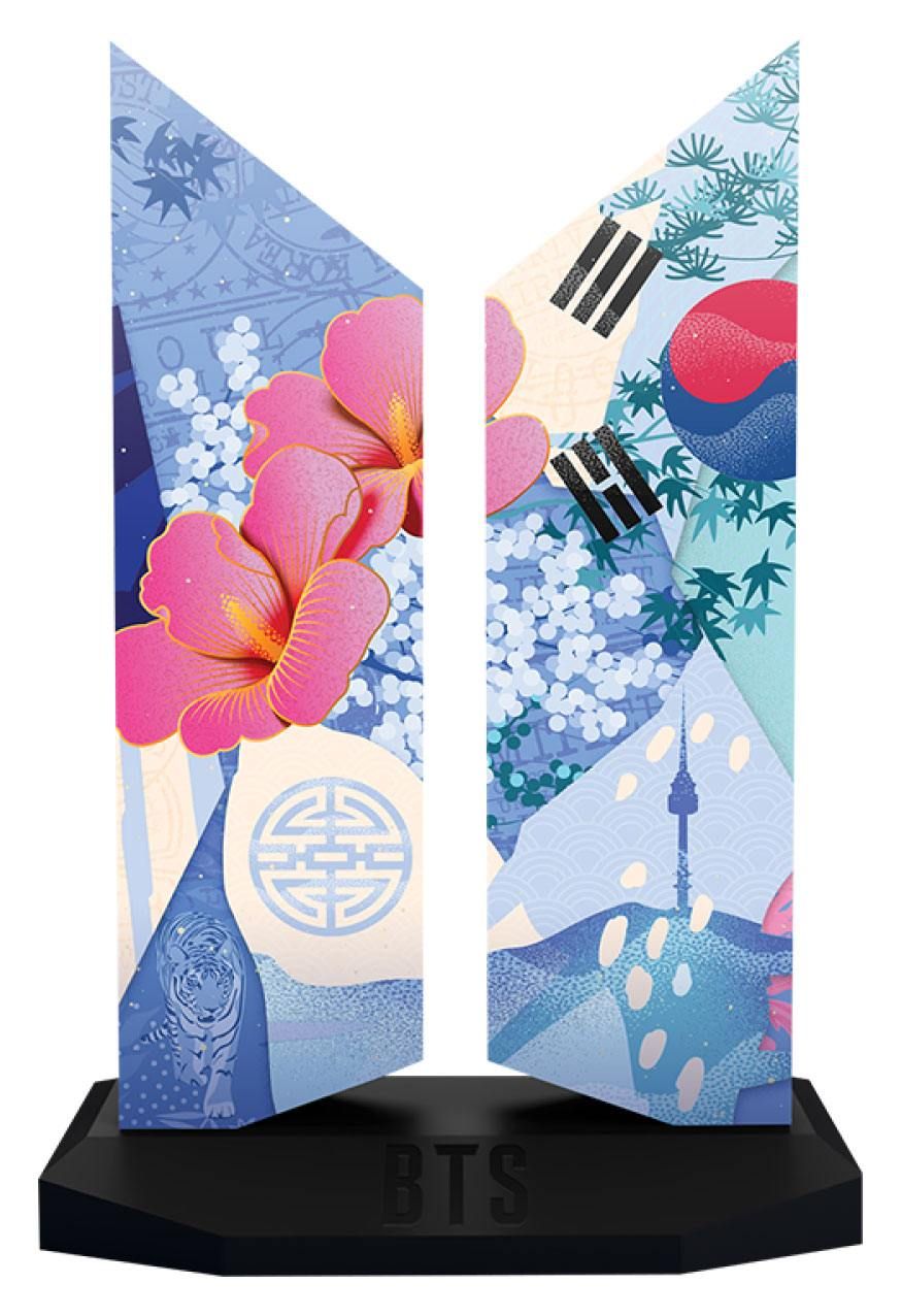 BTS Soška Premium BTS Logo: Seoul Edition 18 cm Sideshow Collectibles