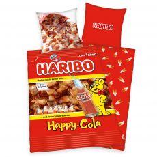 Haribo Povlečení Set Happy Cola 135 x 200 cm / 80 x 80 cm