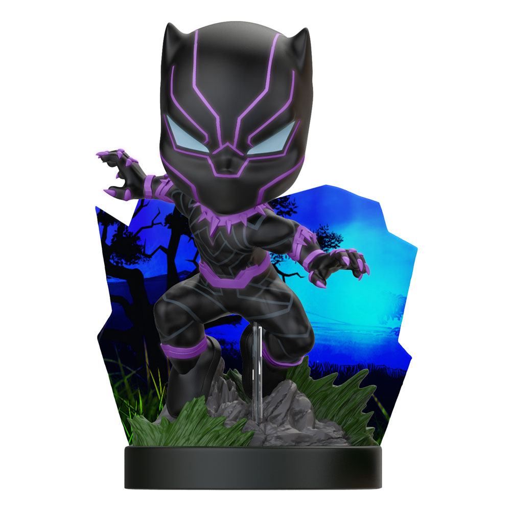 Marvel Superama Mini Diorama Black Panther (Kinetic Energy) SDCC Exclusive 10 cm The Loyal Subjects