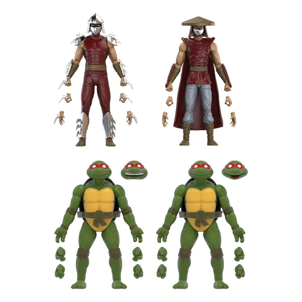 Teenage Mutant Ninja Turtles BST AXN Akční Figure 4-Pack Mirage Comics Shredder & Turtles Exclusive 13 cm The Loyal Subjects