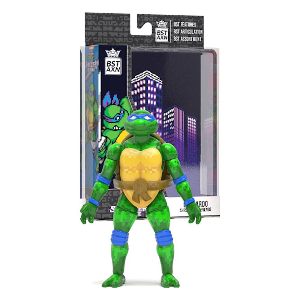 Teenage Mutant Ninja Turtles BST AXN Akční Figure NES 8-Bit Leonardo Exclusive 13 cm The Loyal Subjects