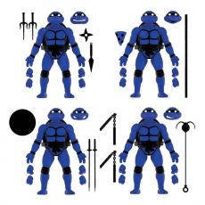 Teenage Mutant Ninja Turtles BST AXN Akční Figure 4-Pack Midnight Turtles SDCC Exclusive 13 cm