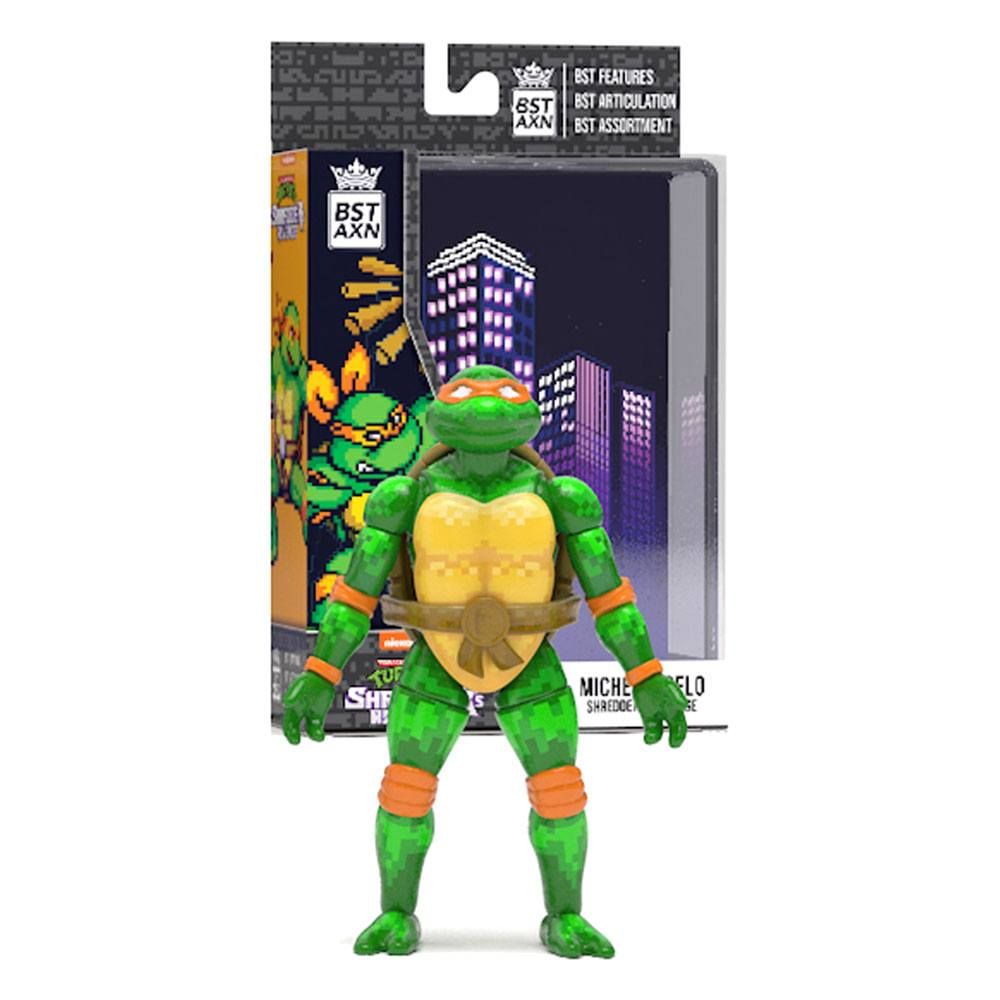 Teenage Mutant Ninja Turtles BST AXN Akční Figure NES 8-Bit Michelangelo Exclusive 13 cm The Loyal Subjects