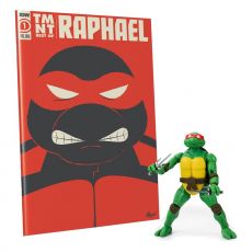 Teenage Mutant Ninja Turtles BST AXN x IDW Akční Figure & Comic Book Raphael Exclusive 13 cm