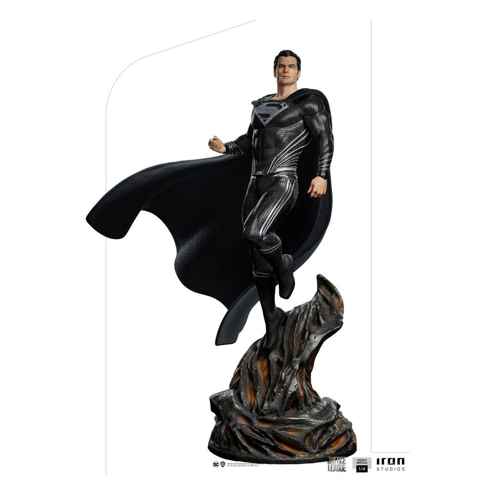 Zack Snyder's Justice League Art Scale Soška 1/4 Superman Black Suit 69 cm Iron Studios