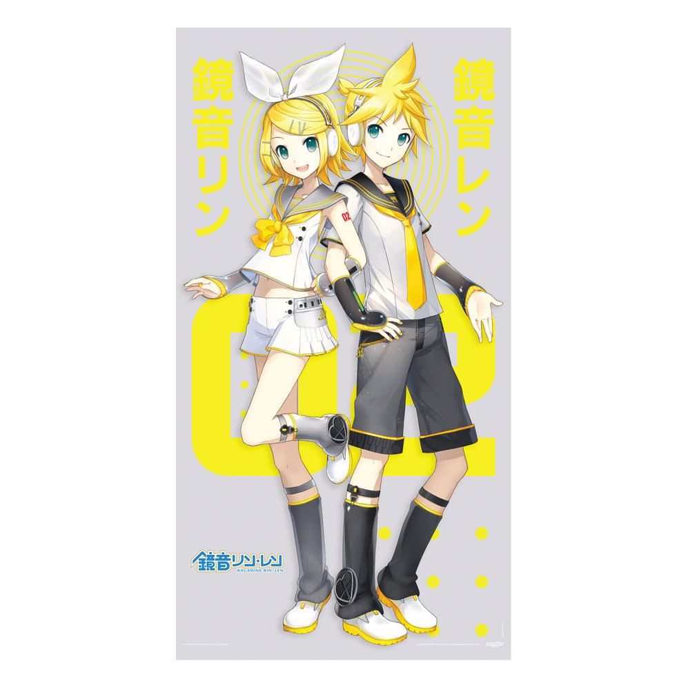 Virtual Artists Fabric Plakát Len & Rin Kagamine 90 x 170 cm POPbuddies
