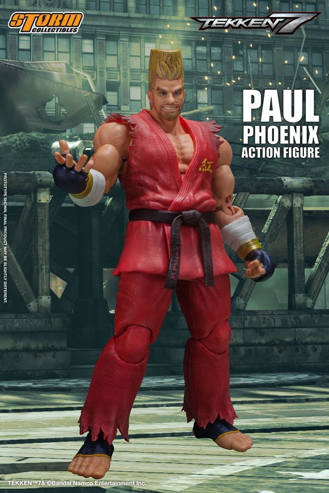 Tekken 7 Akční Figure 1/12 Paul Phoenix 18 cm Storm Collectibles