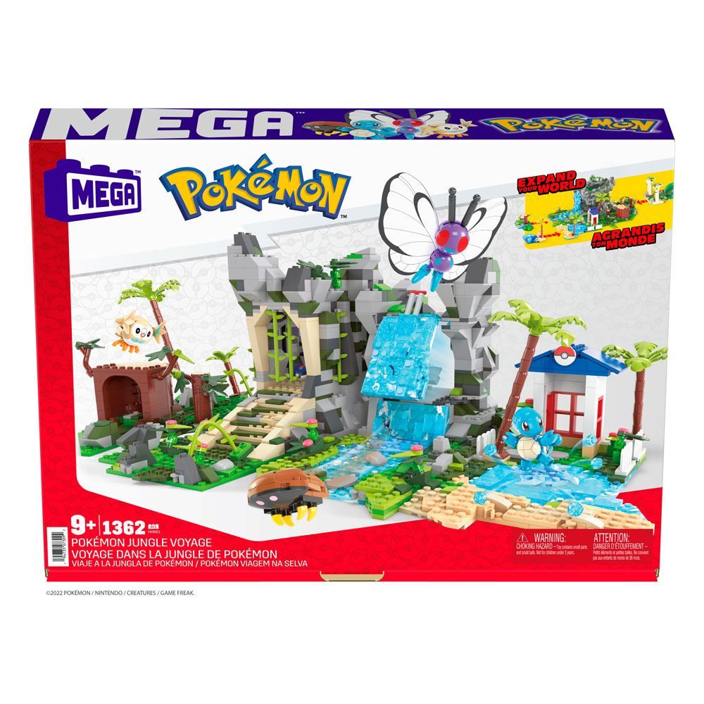 Pokémon Mega Construx Construction Set Pokémon Jungle Voyage Mattel