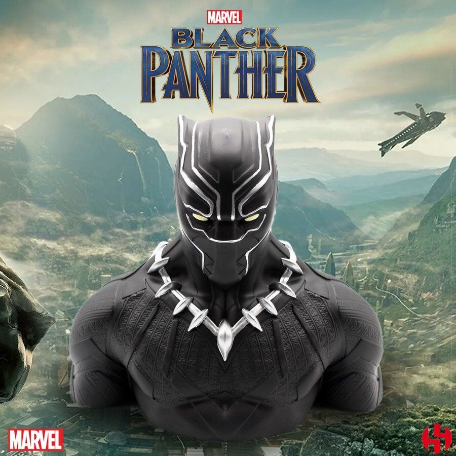 Marvel Comics Coin Pokladnička Black Panther Wakanda Deluxe 20 cm Semic