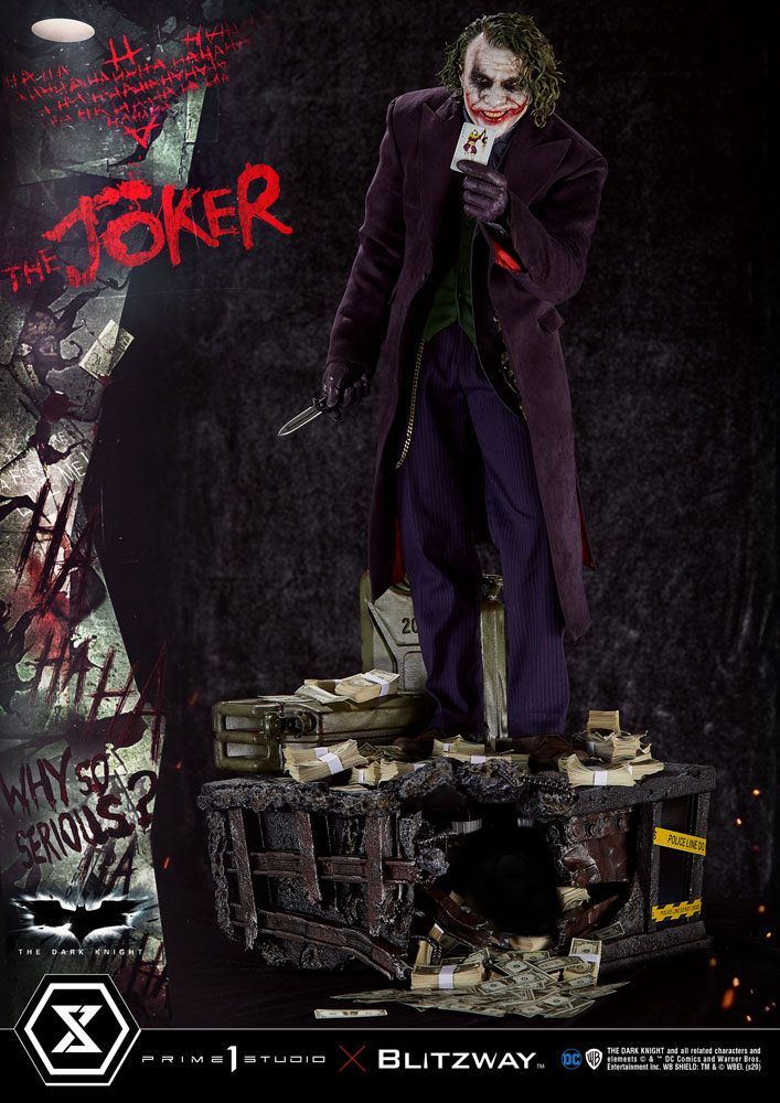 The Dark Knight Soška 1/3 The Joker Bonus Verze 72 cm Prime 1 Studio